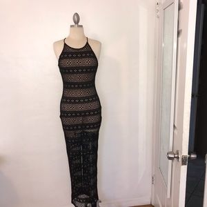 Crochet maxi dress